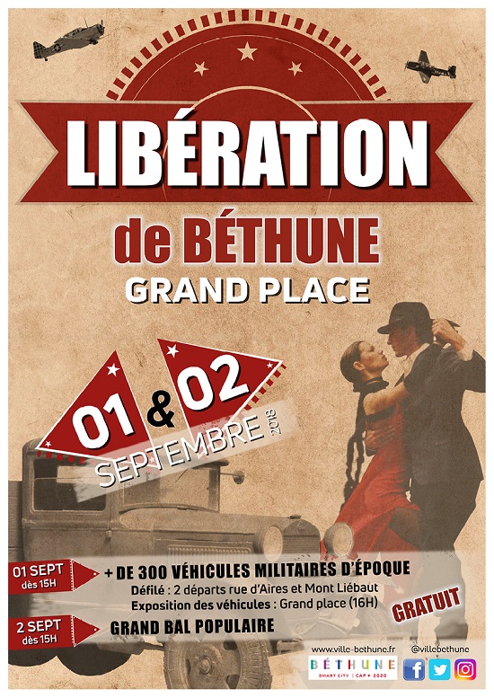 Affiche Liberation de Bethune 2018