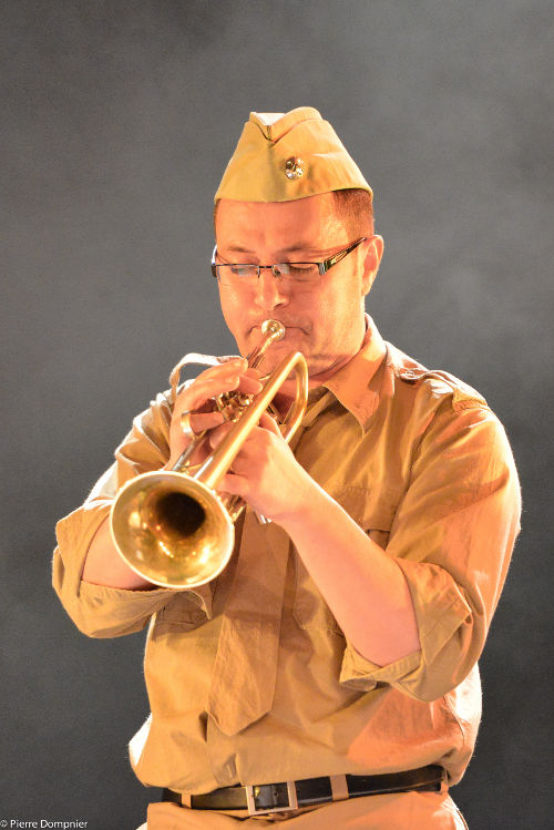 album photos du big band de jazz, Patrice Lerech trompettiste